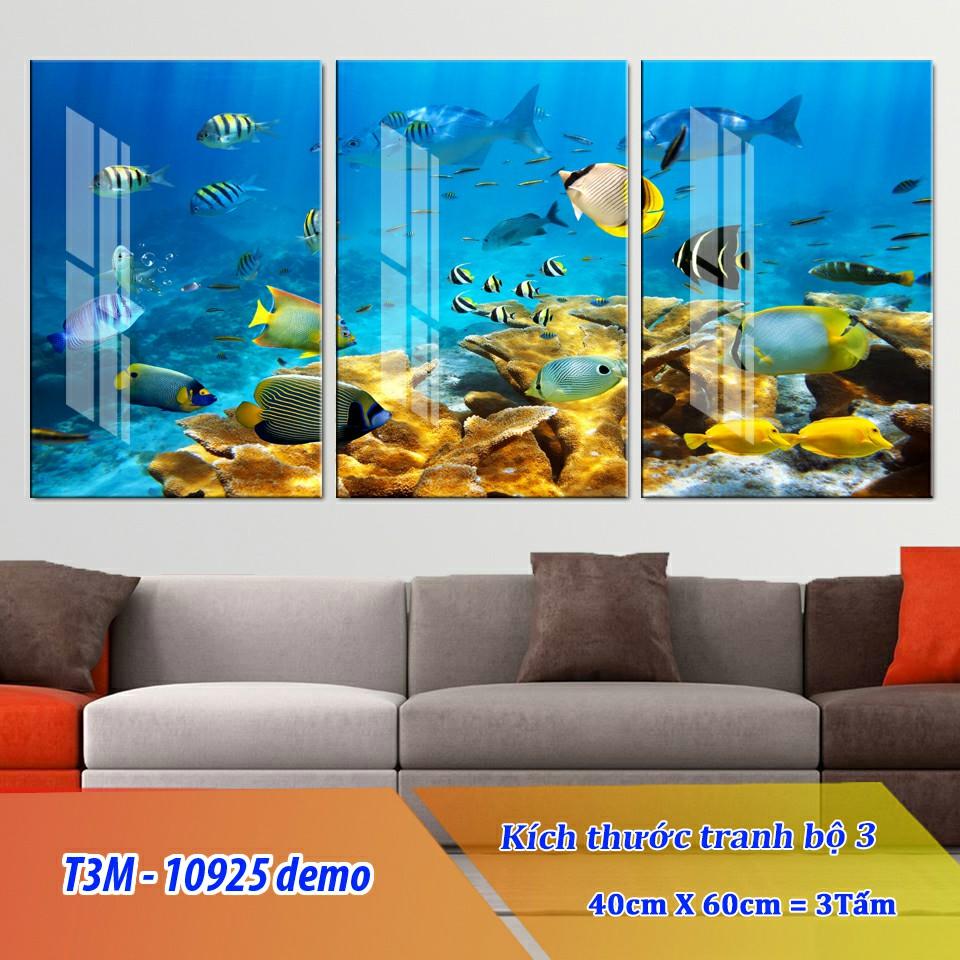 Tranh treo tường được phủ một lớp gương sáng bóng Tranh treo tường được phủ một lớp gương sáng bóng